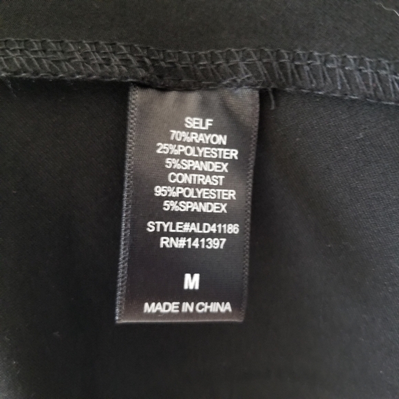 🌸 ASTR Black Sleeveless Fit & Flare Skater Dress Size Medium - Picture 8 of 9